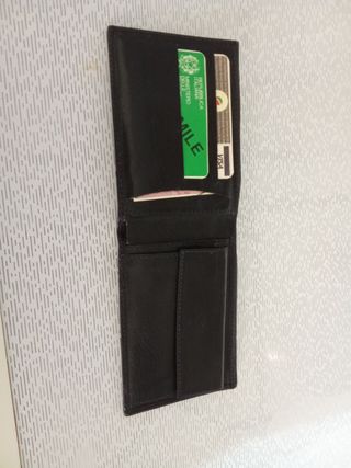 Portafoglio Country uomo - nero nuovo 