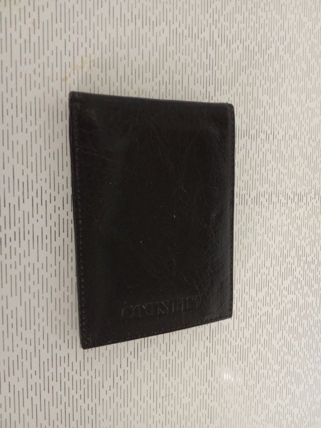 Portafoglio Country uomo - nero nuovo 