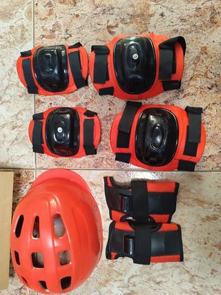 Protecciones patinete JustStart niño