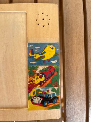 Rompecabezas de madera: Avión y Tren