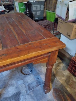 Mesa madera rústica