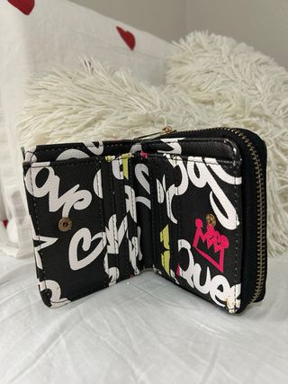 Monedero estampado multicolor