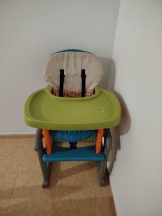 Trona con mesa infantil