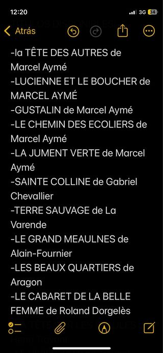 LIBROS en francés 2 (literatura francesa)