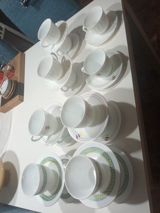 Juego tazas Arcopal café con leche