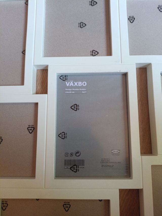 Marco fotos VAXBO Ikea blanco