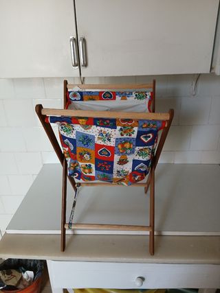 Cesta de costura vintage