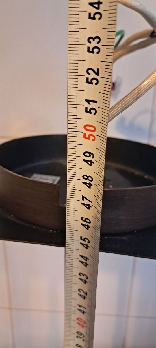 Lampara techo rústica 2 luces