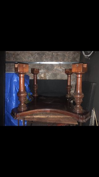 Mesa redonda antigua 12 sillas