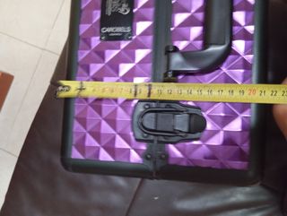 Maleta maquillaje - Negra y morada