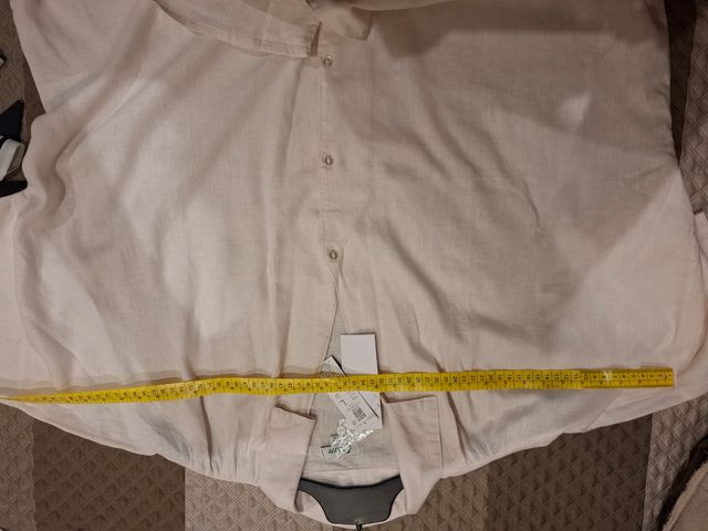 Camicia Etam beige - L.Nuova con etichetta.