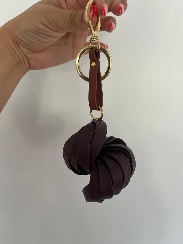 Llavero Polène marrón/bordeaux