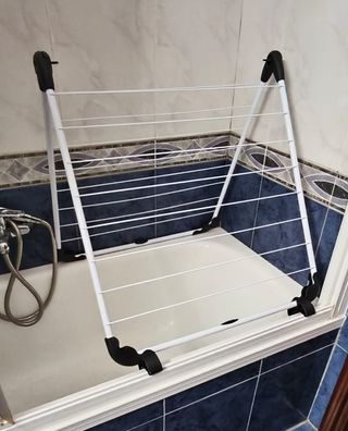 Tendedero baño acero inoxidable