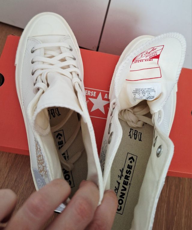 Converse Chuck Taylor bianche