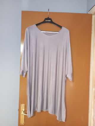 Camiseta gris mujer - Talla L