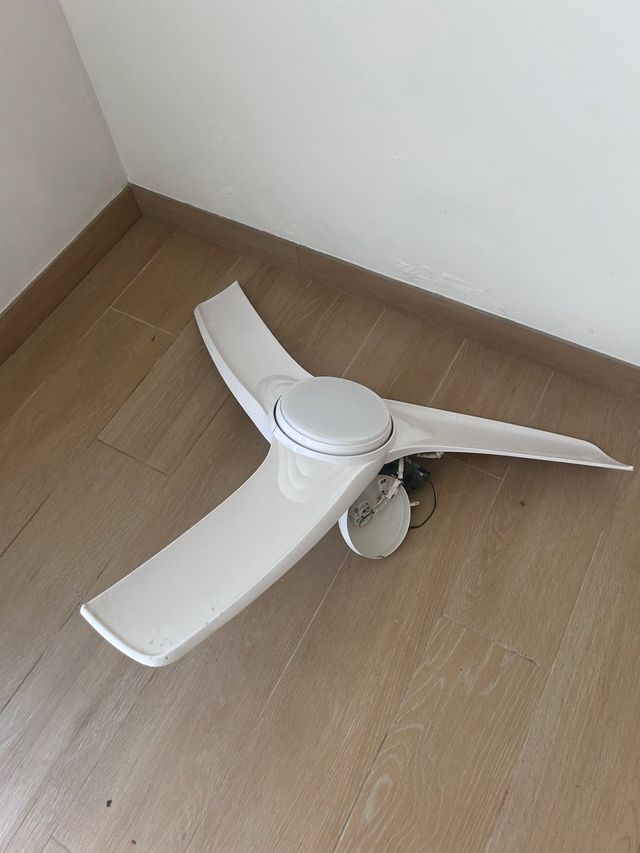 Ventilador techo blanco 3 aspas