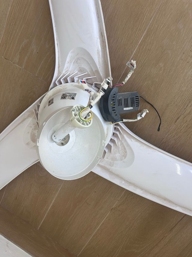 Ventilador techo blanco 3 aspas