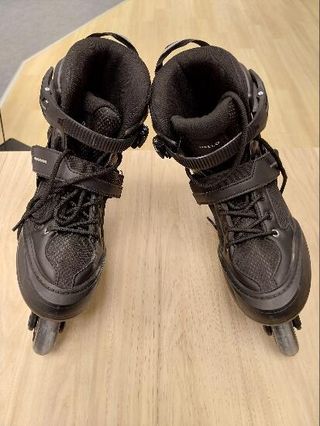 Patines Línea Adulto Oxelo Fitness FIT100 Negro