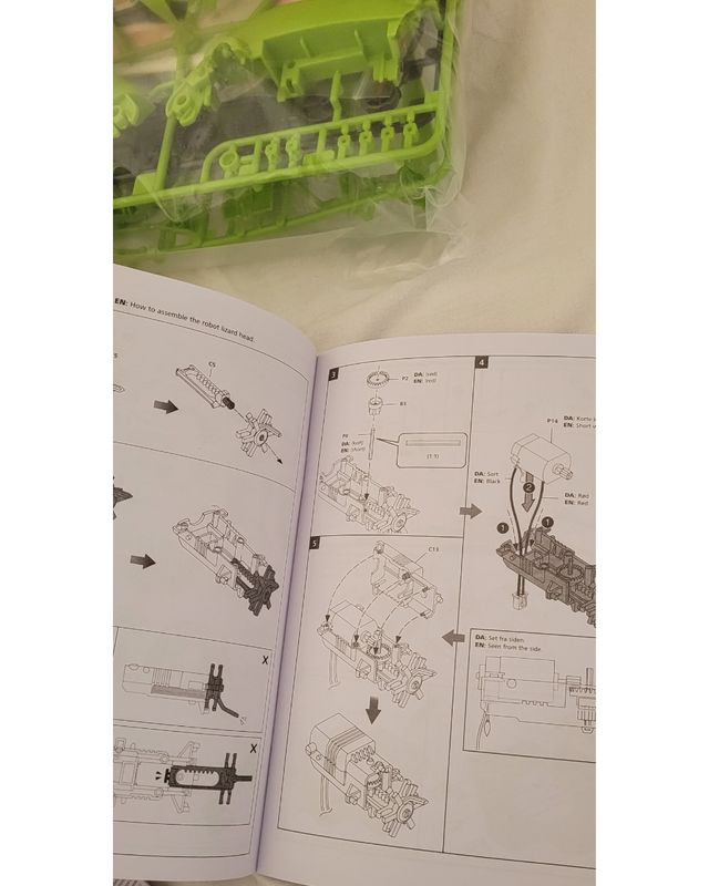 Lagartija Robot. Móntalo tú mismo.