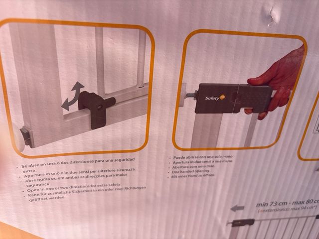 Barandilla seguridad niños 73-94cm