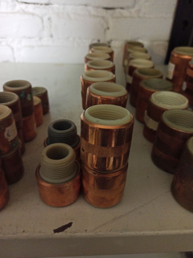 Lotto manicotti elettrolitici: 11/4",1",3/4",1/2"