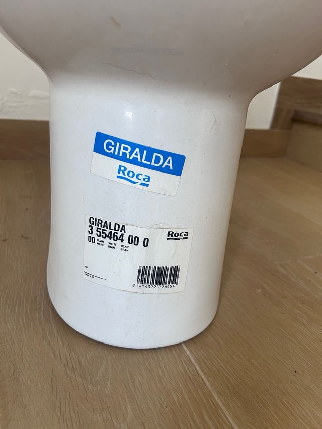 Bidé cerámico blanco