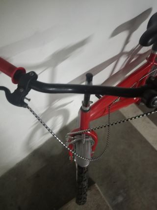Bicicleta roja 14" niño