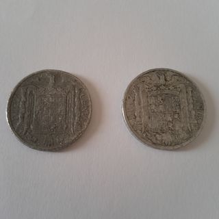 2 Monedas España 10 céntimos (1941-1953)