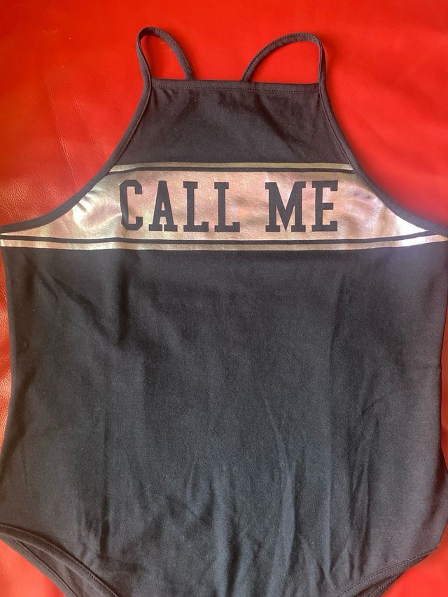 Body negro 'CALL ME'