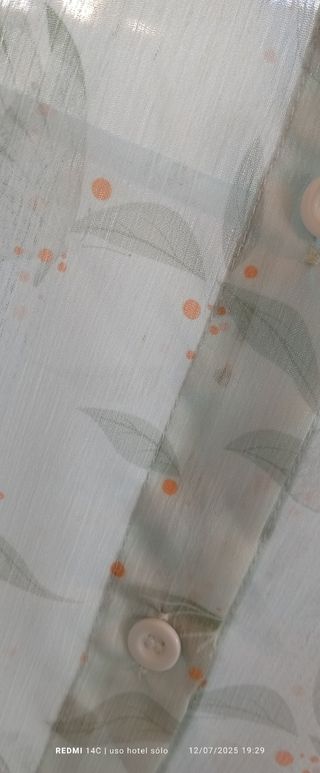 Camisa fluida XL - Verde azulado