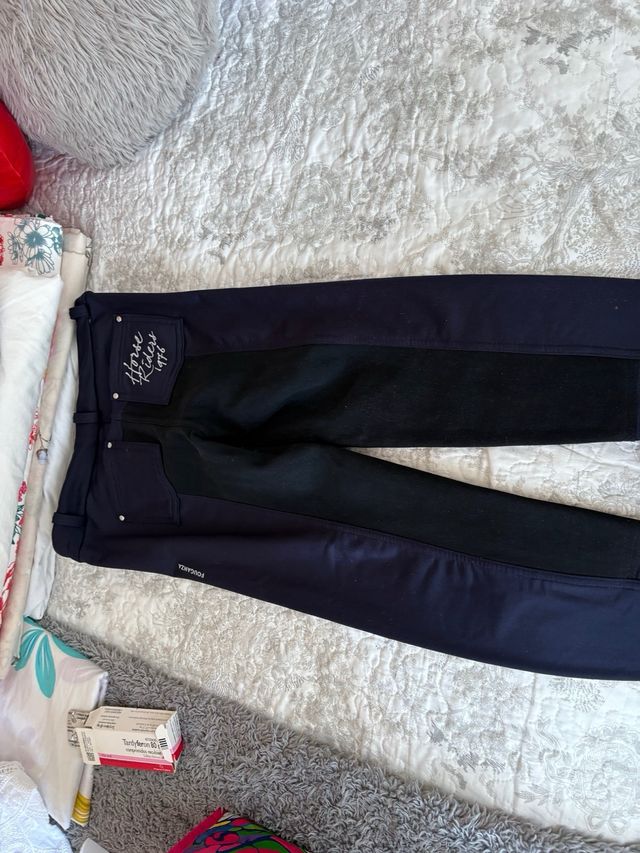 Mallas equitacion Fouganza niño talla 12