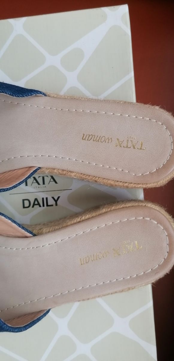 Sandali Zeppa Tata - Blu