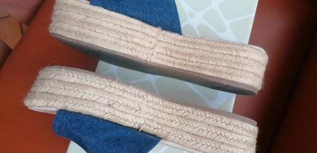 Sandali Zeppa Tata - Blu