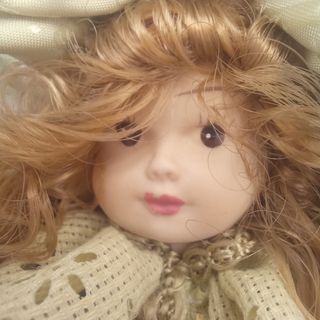 Coppia di Bambole porcellana vintage