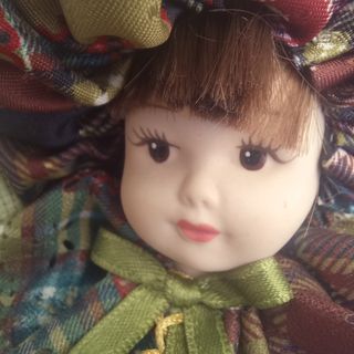 Coppia di Bambole porcellana vintage