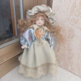 Coppia di Bambole porcellana vintage