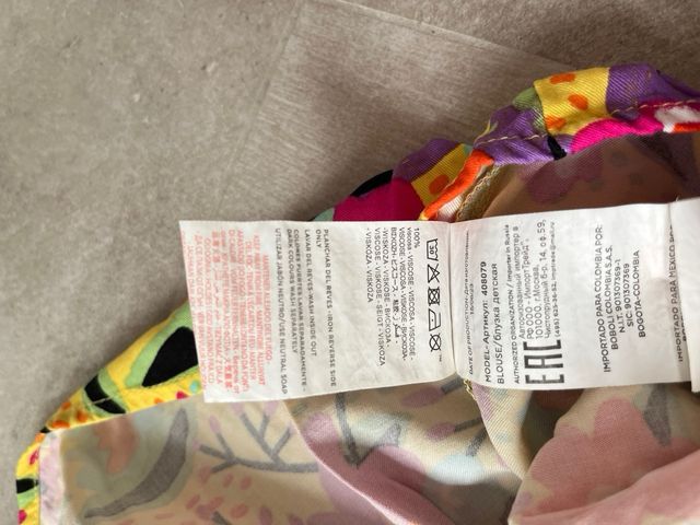 Camisa Boboli niña 12 años