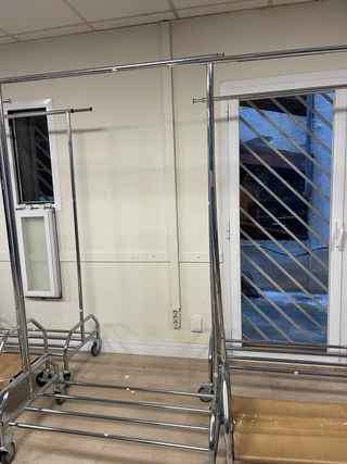 Burro Alto perchero, extensible almacen tienda