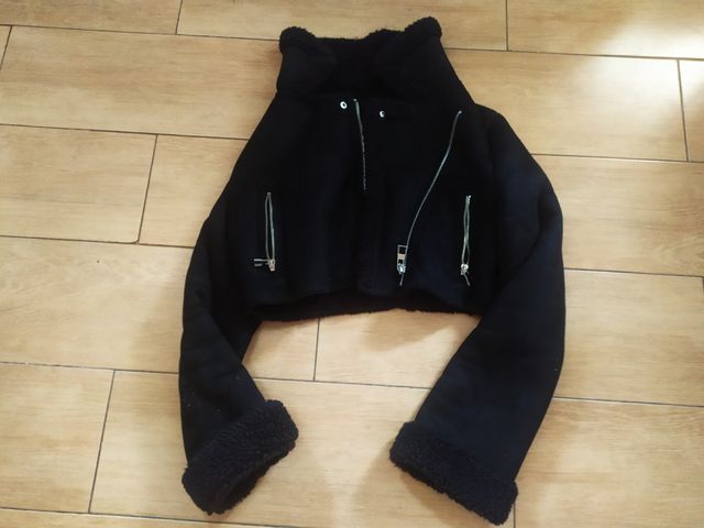 Chaqueta negra Bershka - Talla L