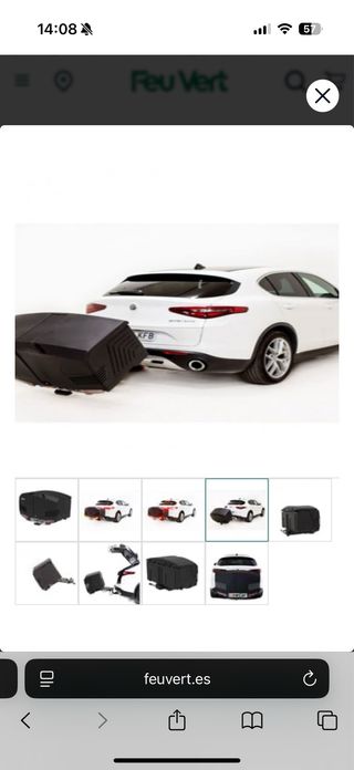 Cofre portaequipajes LowCar para bola remolque 