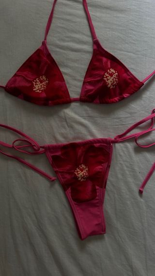 Bikini rosa y rojo - Nuevo