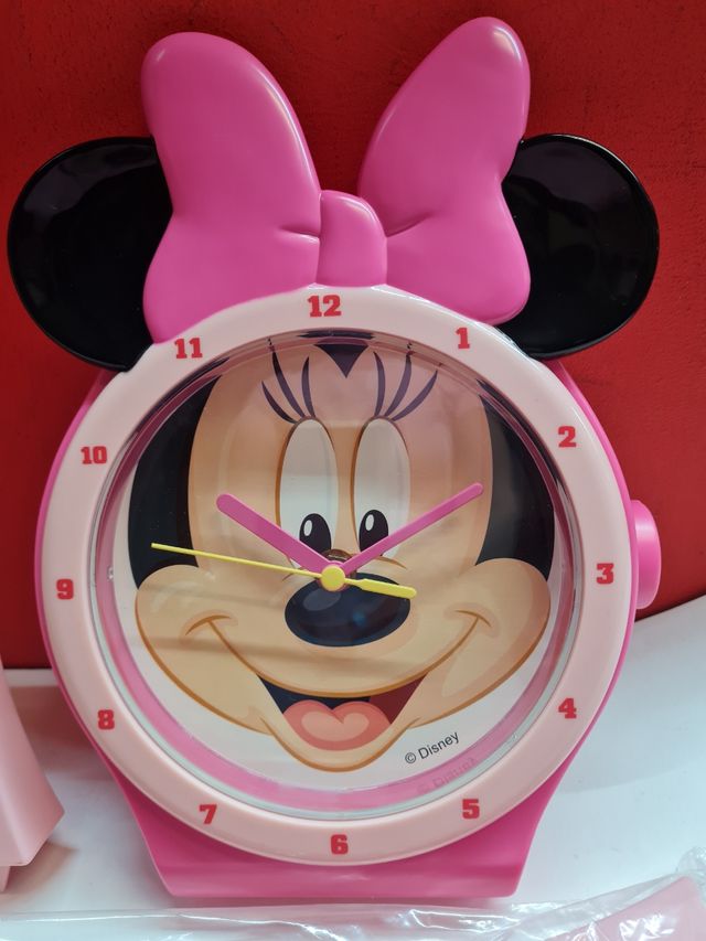 Reloj Minnie Mouse Pared NUEVO