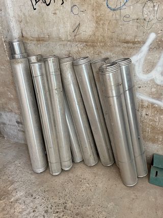 Tubos calefacción metalicos - 10uds