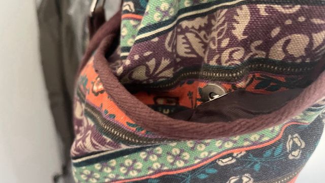 Mochila étnica multicolor