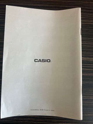 Manual piano / teclado Casio PT-20