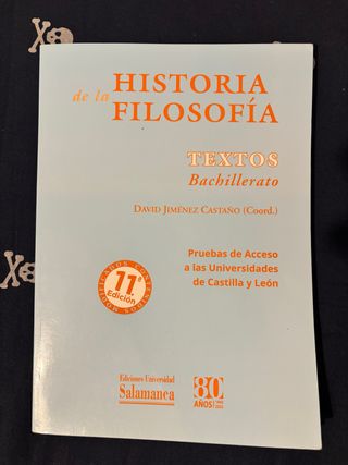 HISTORIA DE LA FILOSOFIA LIBRO TEXTOS USAL