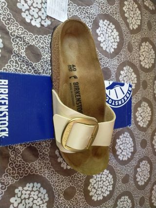 Birkenstock Sandalias Doradas 40