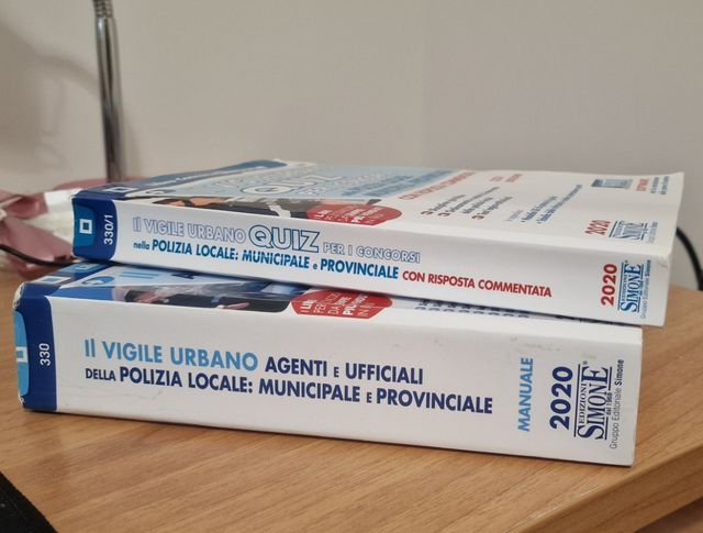 Coppia Manuale + Quiz Concorsi Polizia Locale