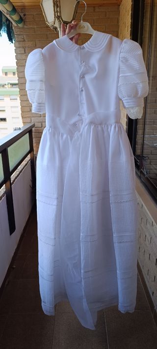 Traje Primera Comunión niña blanco