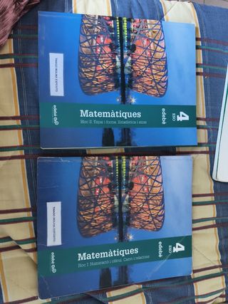 LIBRO MATEMÀTIQUES 4 ESO 